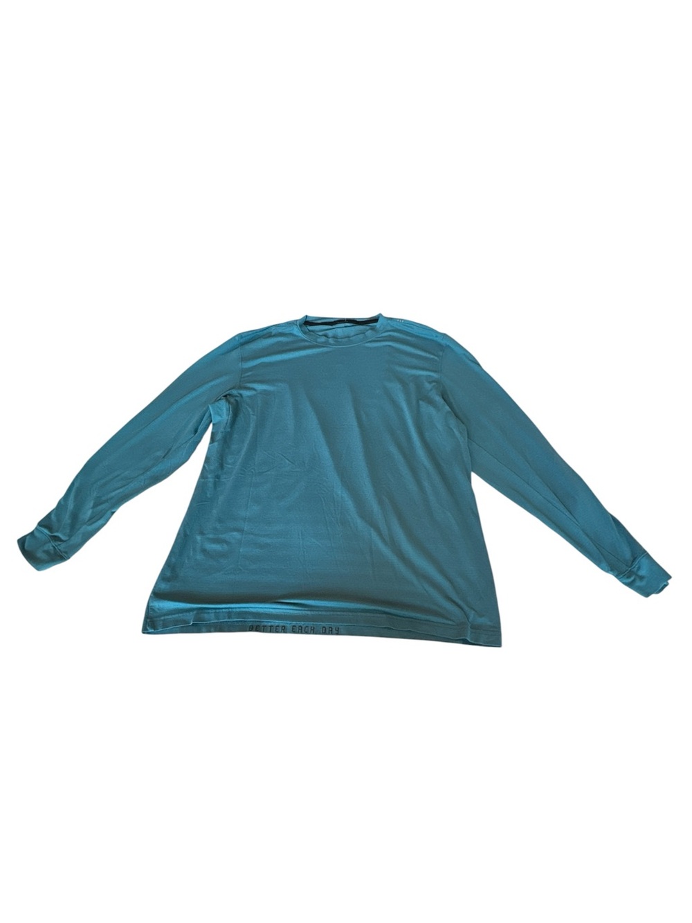 Lululemon Long Sleeve Teal Performance Top